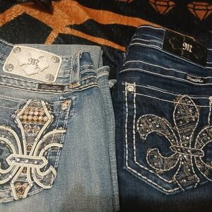 Women's size 29 and 30 Miss me jeans long length